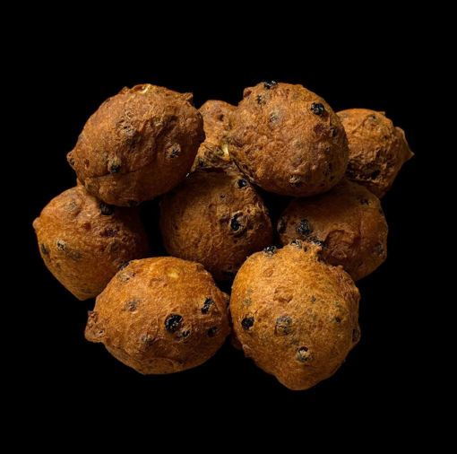 Afbeelding van Oliebol met krent per 10 stuks