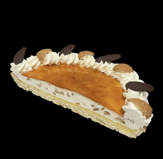 Afbeelding van Bitterkoek vlaai 1/2