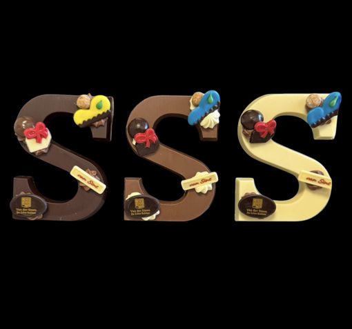 Afbeelding van Chocoladeletter Vorm 150gr