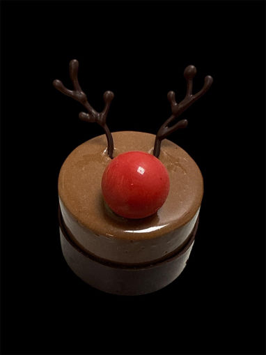 Afbeelding van Kerst gebakje rendier