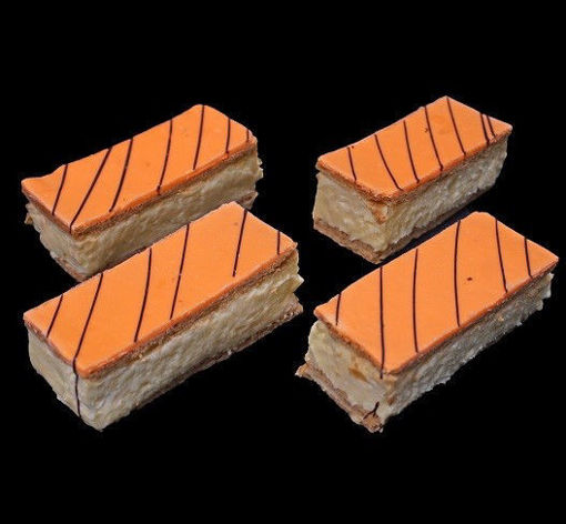 Afbeelding van ORANJE Tompouce per 4