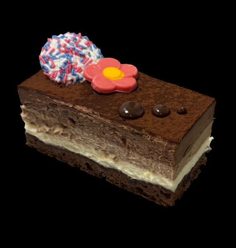 Afbeelding van Chocolade trio gebakje